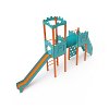 VVZ-VZ2-001-15 Kéttornyú játszóvár