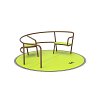 VVZ-KL011 Akadálymentesített körhinta ülőkékkel 2 m