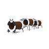 VVZ-TU005-1	Hullámzó alagútrendszer - Panda