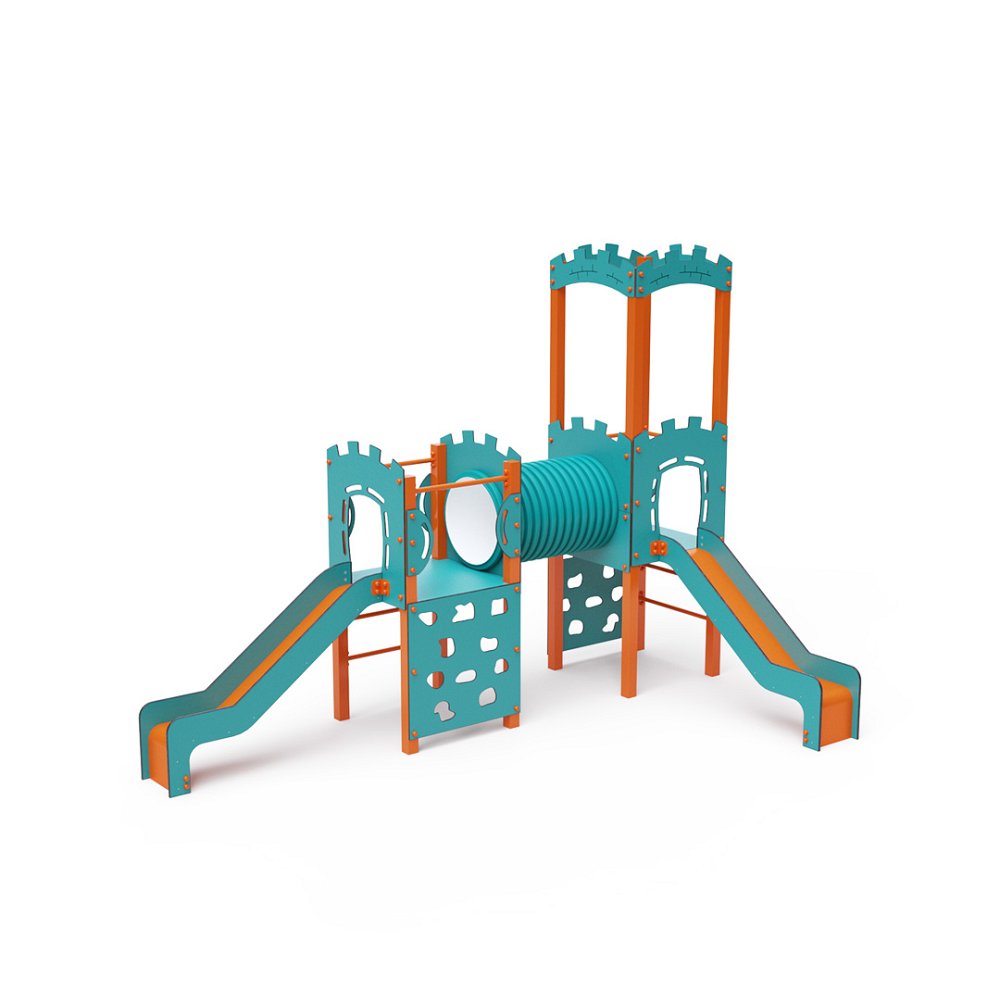 VVZ-VZ2-008-1-10 Kéttornyú játszóvár