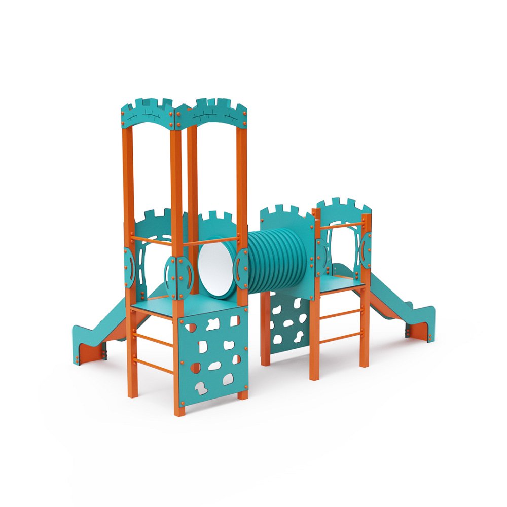 VVZ-VZ2-008-1-10 Kéttornyú játszóvár