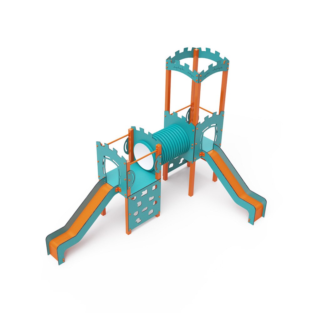 VVZ-VZ2-008-1-10 Kéttornyú játszóvár