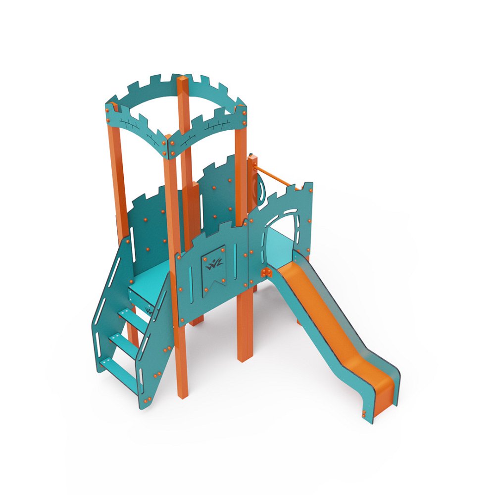 VVZ-VZ1-2-001-10 Egytornyú játszóvár