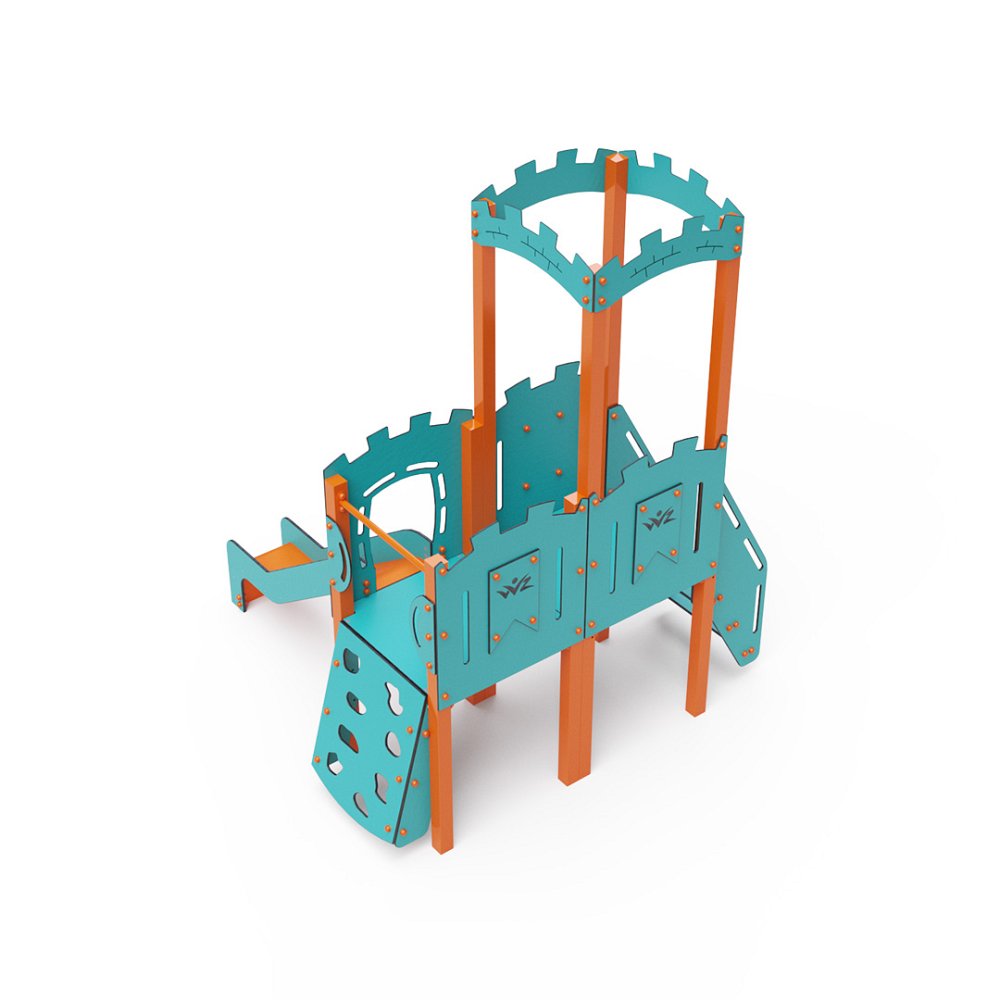 VVZ-VZ1-2-001-10 Egytornyú játszóvár