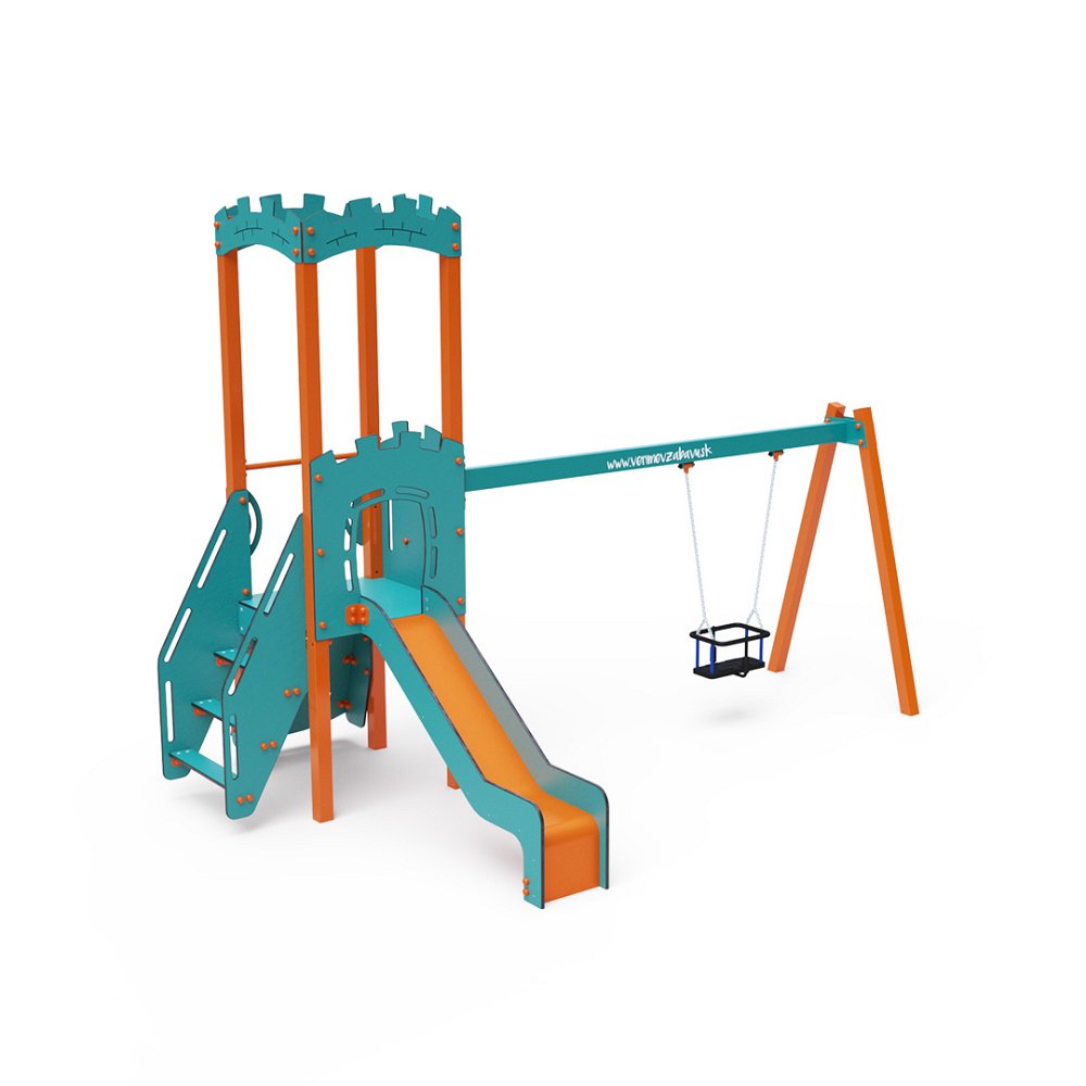 VVZ-VZ1-006-1-10 Egytornyú játszóvár