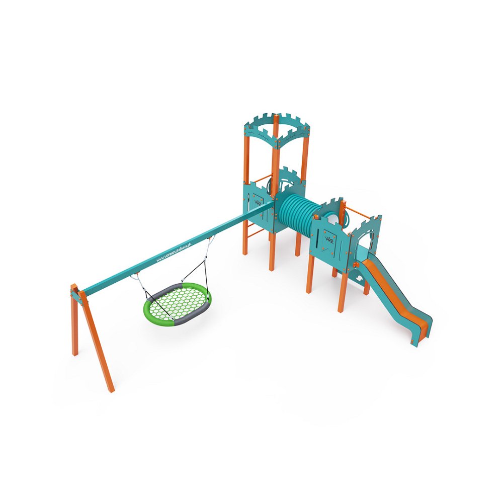 VVZ-VZ2-008-2-10 Kéttornyú játszóvár