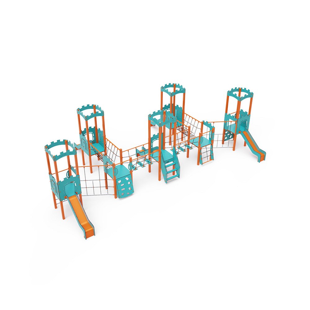 VVZ-VZ7-002-10 Héttornyú játszóvár