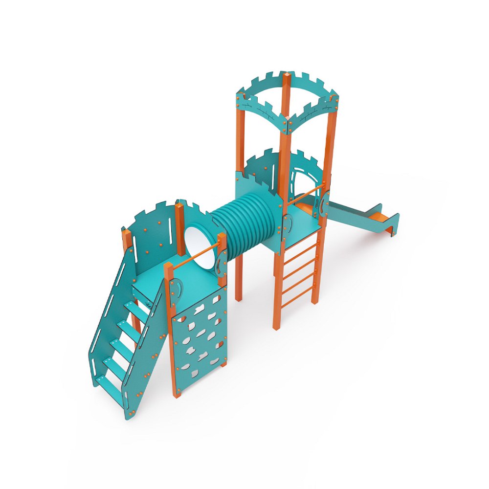 VVZ-VZ2-001-15 Kéttornyú játszóvár