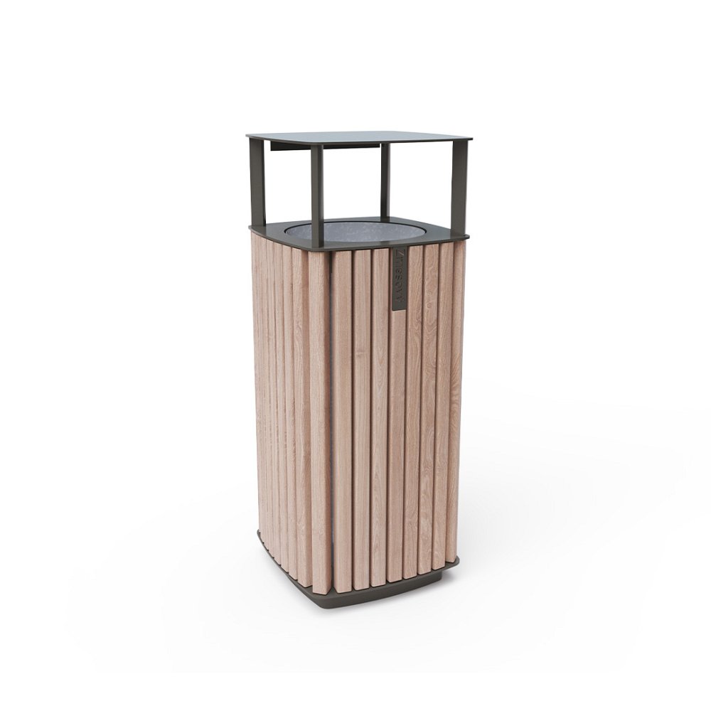 BE-KS-D Hulladékgyűjtő tetővel 50L