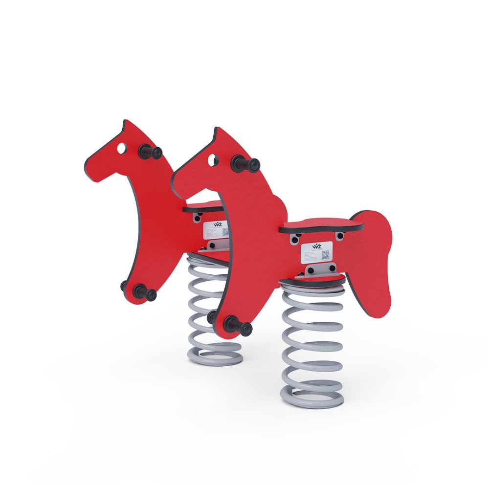 VVZ-SH003-2 Rugós játék Páros lovacska