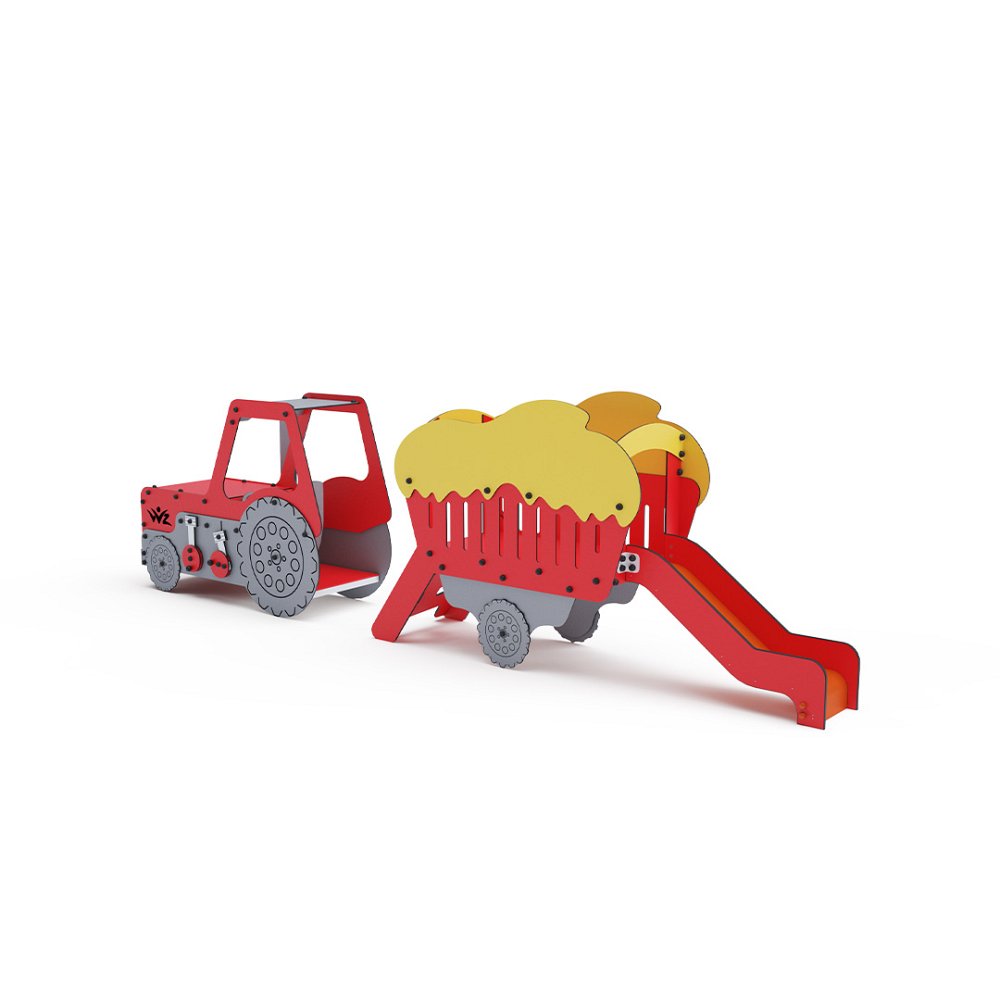 VVZ-DP009-1 Traktor pótkocsival