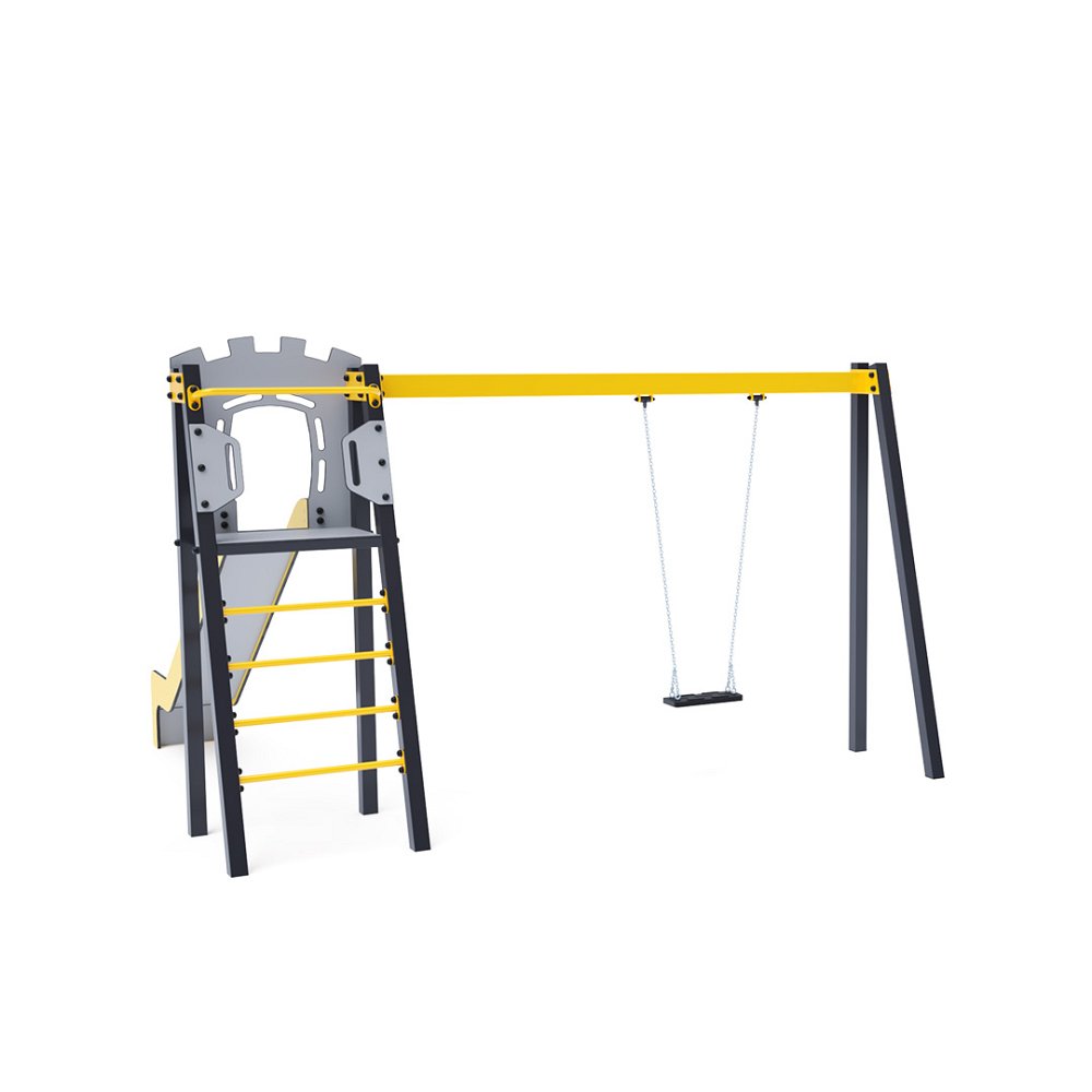 VVZ-A002-15 Egyrészes lengőhinta csúszdával