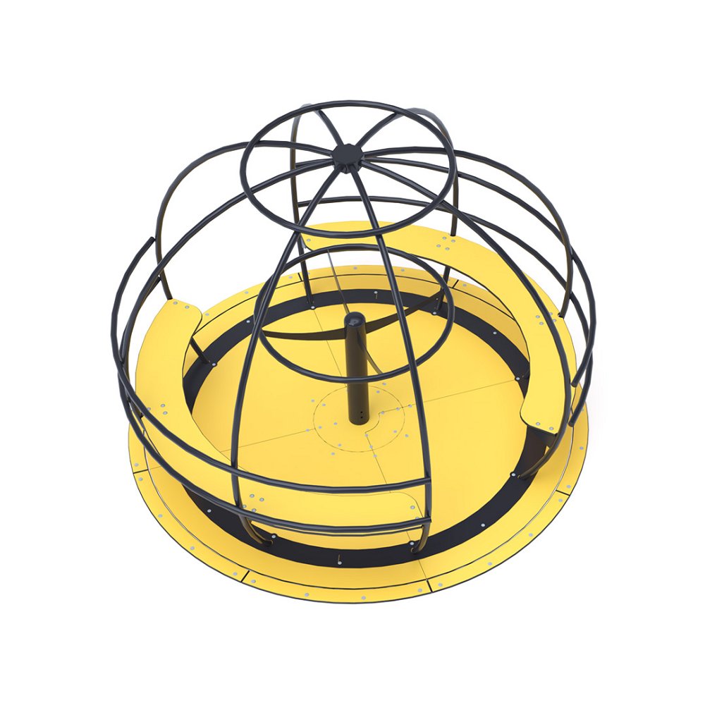 VVZ-KL015 Akadálymentesített körhinta ülőkékkel 2,5 m - Földgömb