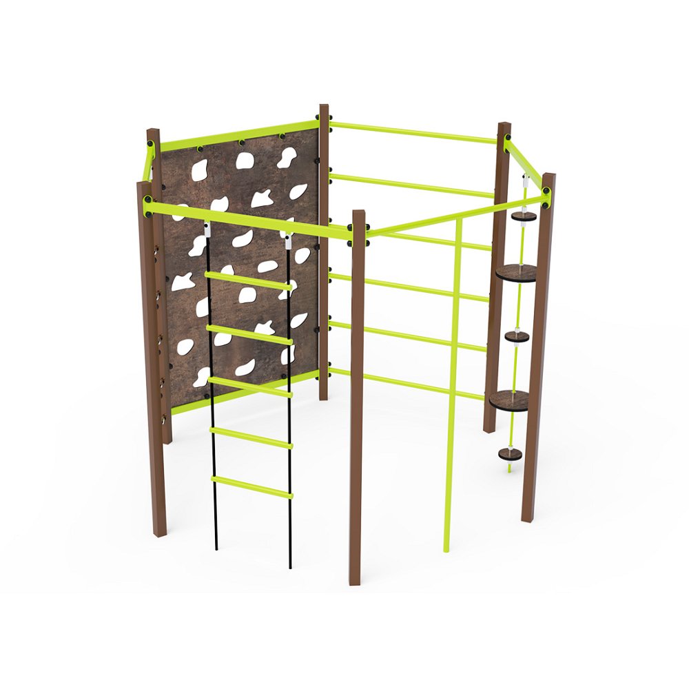 VVZ-GYM003-1 Hatszögletes mászóka